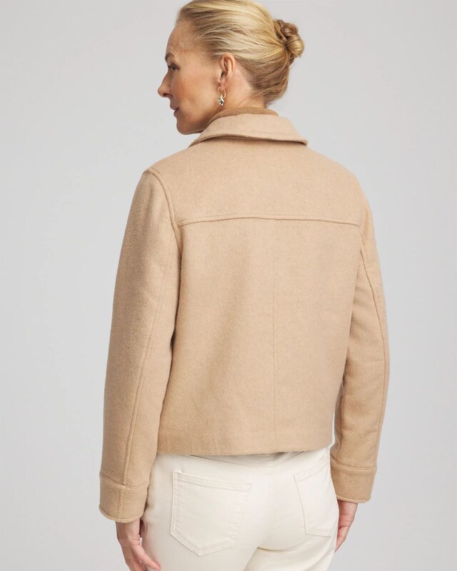 Embroidered Wool Chore Jacket - image 3